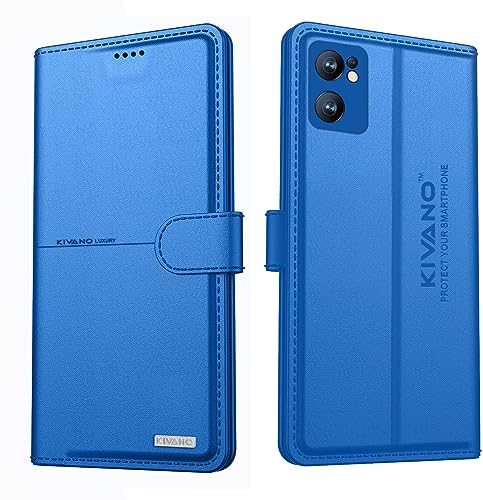 Image of Compatible with Oppo Reno 7 5G Flip Cover | Leather Finish | Inside Pockets & Inbuilt Stand | Shockproof Wallet Style Magnetic Closure Back Cover Case