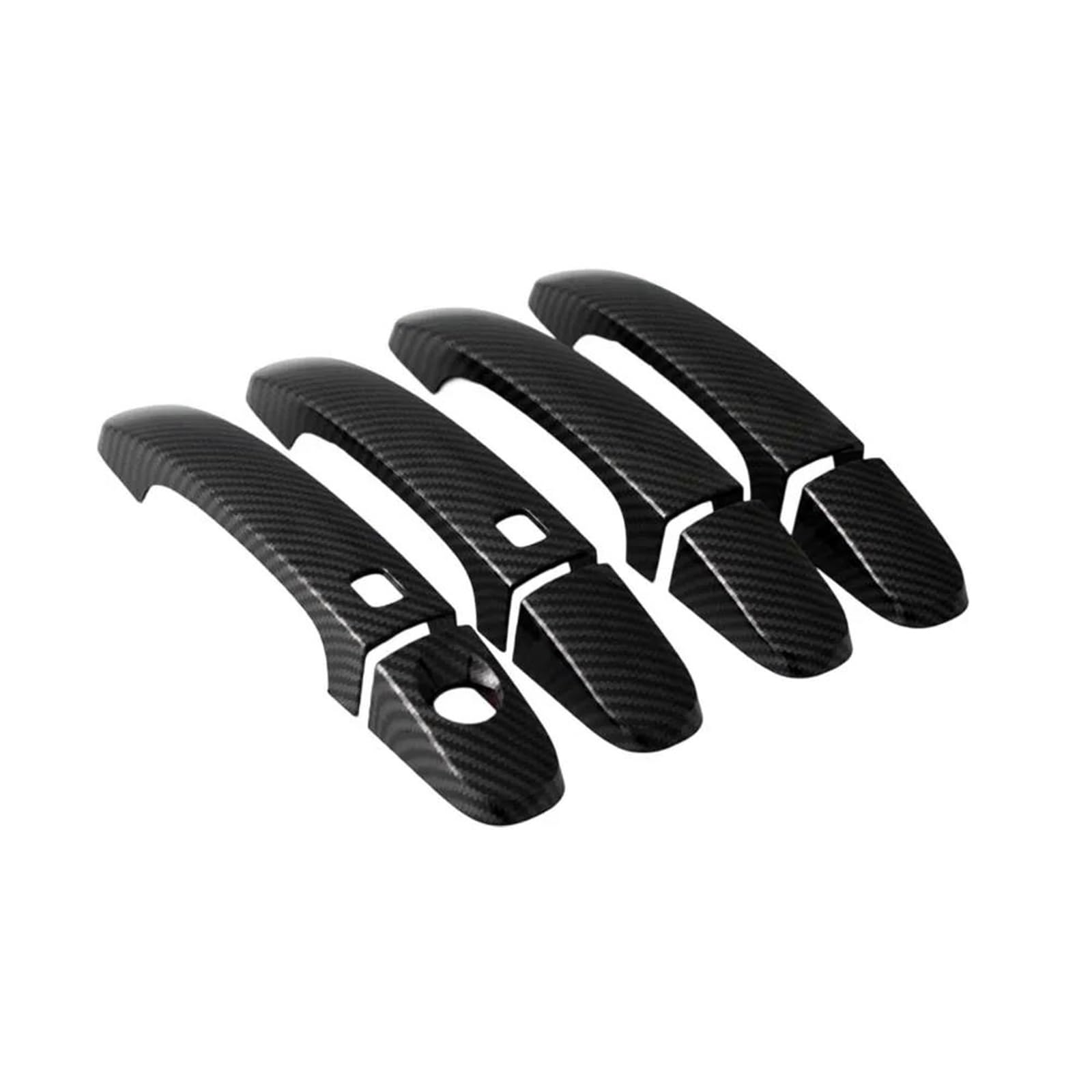 Atgcbcauf Carbon 2Smart Car Door Handle Cover For Ford For Ranger Wildtrak T6 T7 T8 2012-2021 Car Exterior Door Handles(Carbon 2Smart)