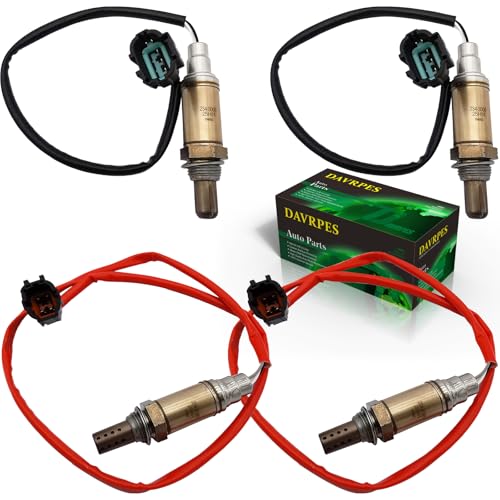 DAVRPES 4PCS 234-4198 234-3006 Upstream Downstream Oxygen O2 Sensor for Nissan Frontier V6 3.3L 2004