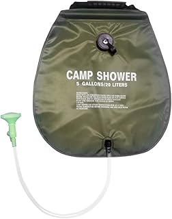 Saco de chuveiro portátil ao ar livre acampamento chuveiro banho saco água 20l capacidade luz do sol calor acampamento saco banho multicolorido