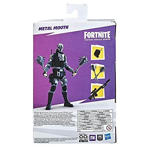 Fortnite Victory Royale Series Metal Mouth Collectible Action Figure With Accessories - Ages 8 And Up, 6-Inch #TOP4