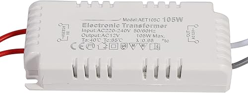 Transformador de Bombilla de Lámpara Luz Halógeno, AC 220V-240V a AC 12V, Aproba