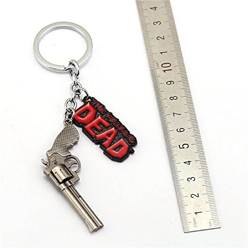 The Walking Dead Metal Keyring Silver Plated Solid Metal Keychain
