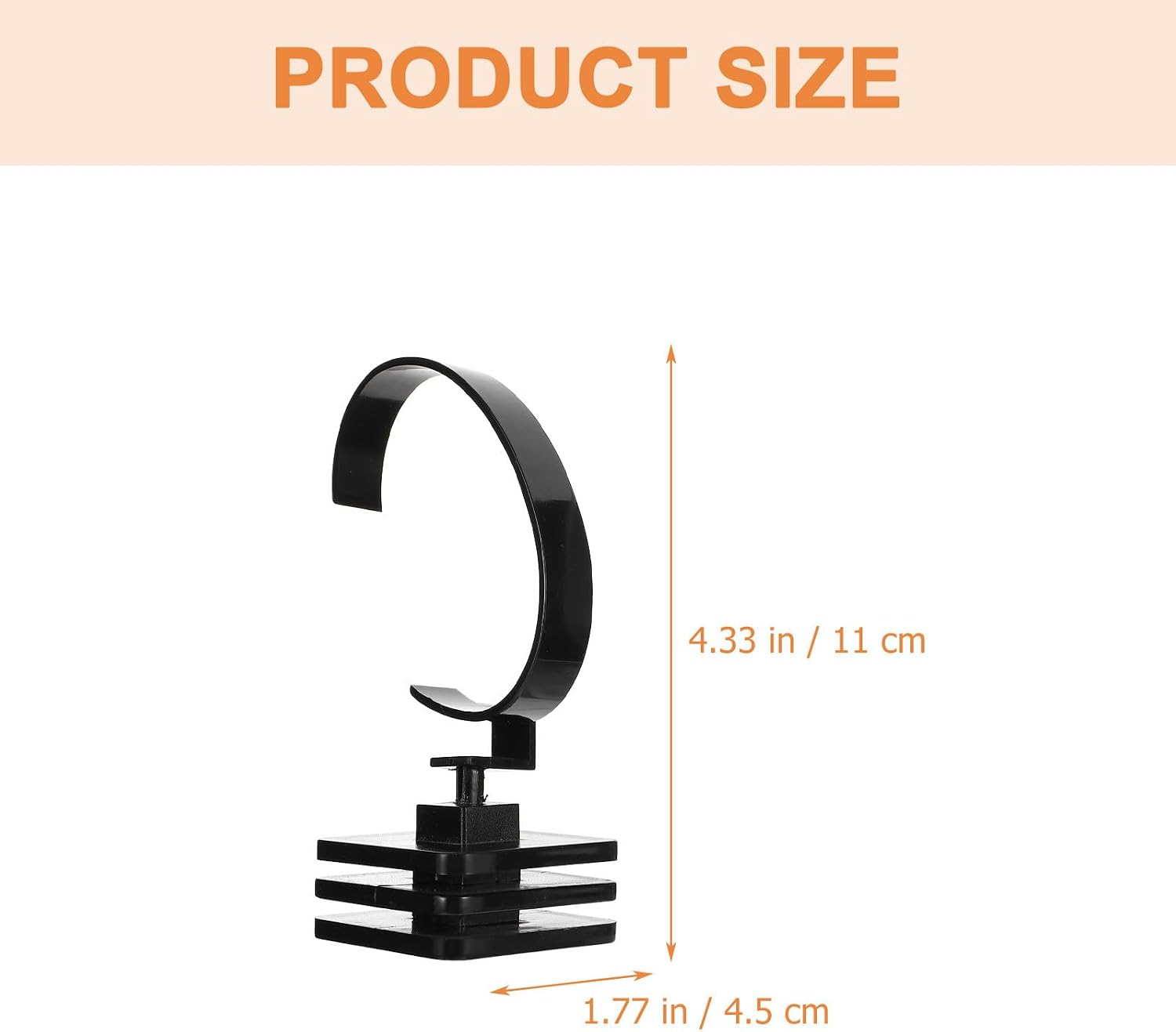 FAVOMOTO 10pcs Watch Display Holder Set, Multi-function Tabletop Watch Stand and Bracelet Rack, Frosted and Black Matte Jewelry Organizer for Home and Store Showcase