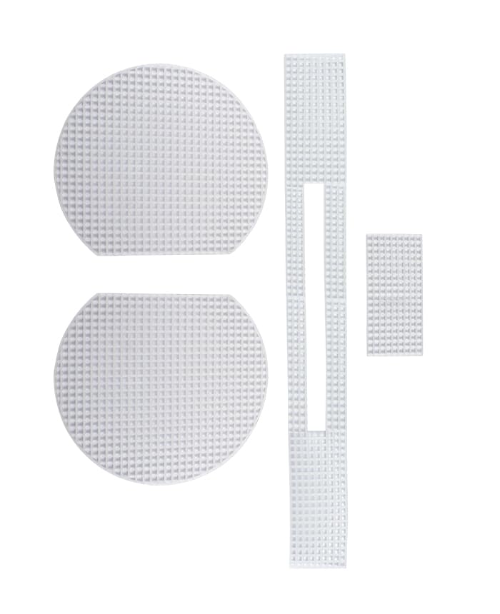 Base de tela plastica para bolsas - kit com 3 unidades - Circulo - Ideal para bolsas artesanais