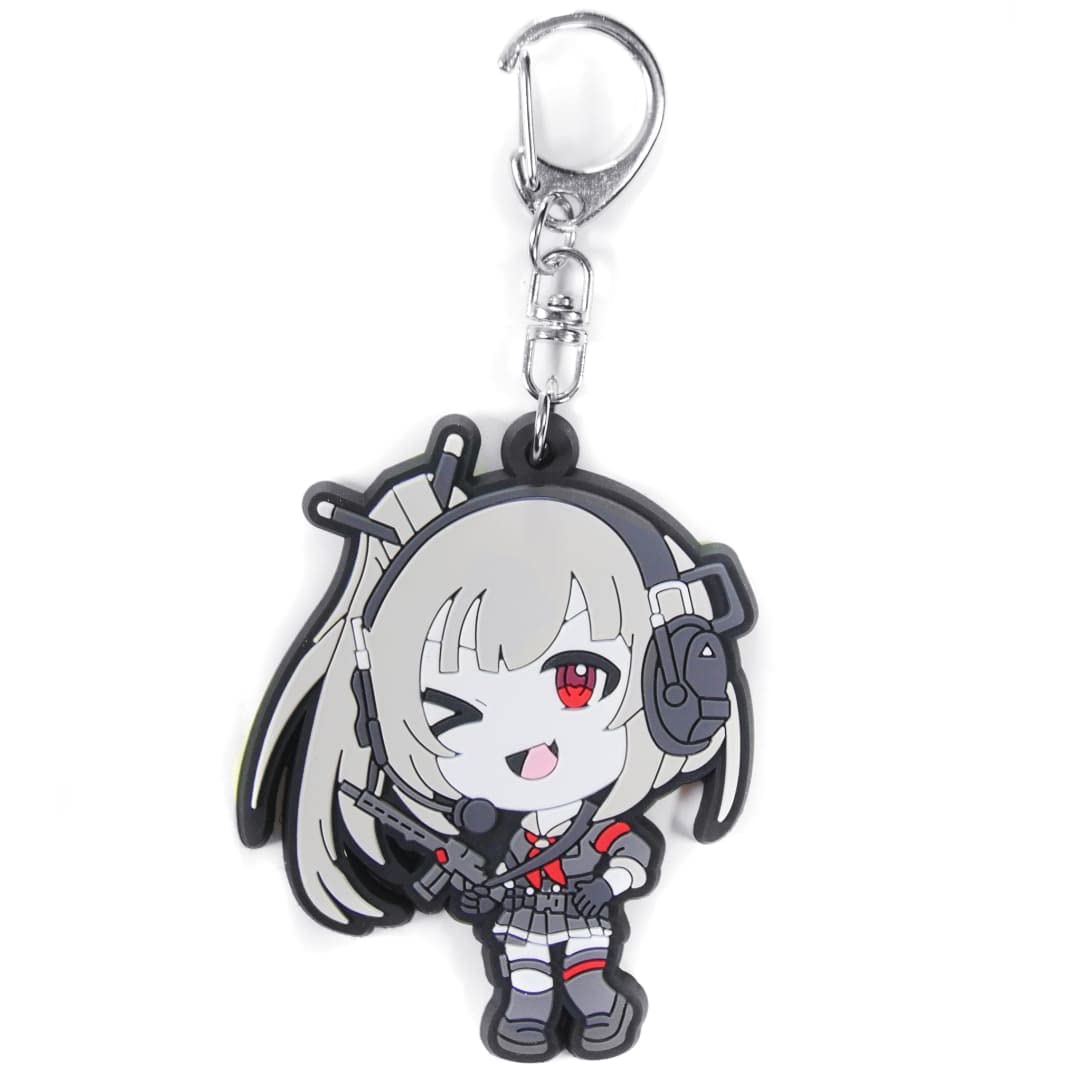 Tactical Anime Girl Waifu Kawaii PVC Keychain Charm