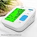 Blood Pressure Monitor by CIGII,Accurate Automatic Upper Arm Bp Machine & Pulse Rate Monitoring Meter with Cuff 22-40cm, 2x120 Sets Memory, 3 Colors LCD Backlight