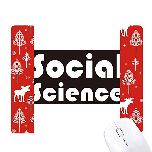 Souris noire Noël Woods forêt : le cadeau idéal pour étudiant en sciences sociales