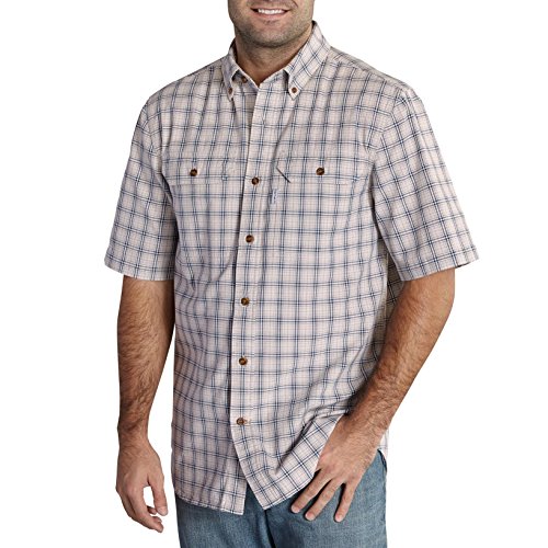Carhartt Men's Big-Tall Men's Big and Tall Fort Plaid Short Sleeve Shirt
