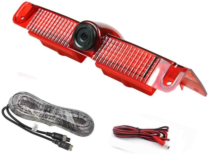 Vehicle Brake Light Backup Car Camera for Chevrolet Express/GMC Savana, Van Reversing Camera with Night Vision, 170° Wide Angle, IP68 Waterproof, 2003-2019 Models