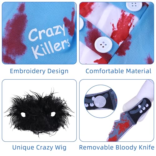 Disfraz para perro Chucky talla Large miniatura 3
