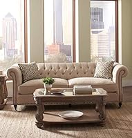 Algopix Similar Product 4 - Benzara Contemporary Fabric  Wood Sofa