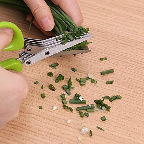 Kitchen Scissors Kitchen Shears 5 Layers Stainless Steel Multi Layer Chopped Green Onion Vegetable Cut