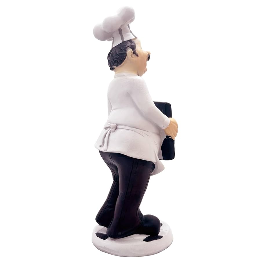 置物 chef Amazon.com: KiaoTime Chef Figurine Kitchen Decor with