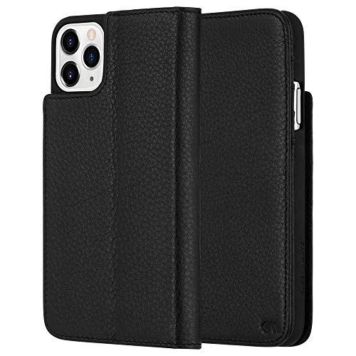 Coque iPhone 11 Pro Max Case-Mate cuir noir protection antichoc