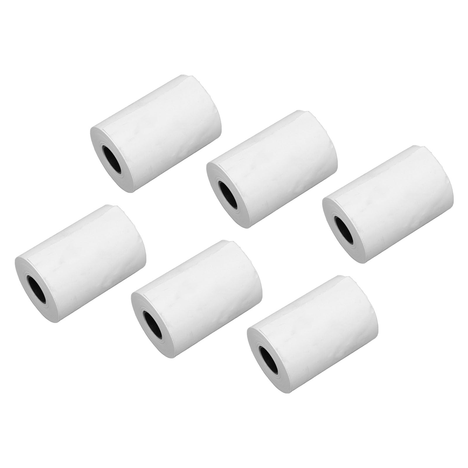 Rollos de papel térmico de 80 mm, calidad prémium, impresión suave, papel para recibos, para sistemas POS, cajas registradoras, tiendas minoristas, 10 rollos, blanco vibran (Sin núcleo de