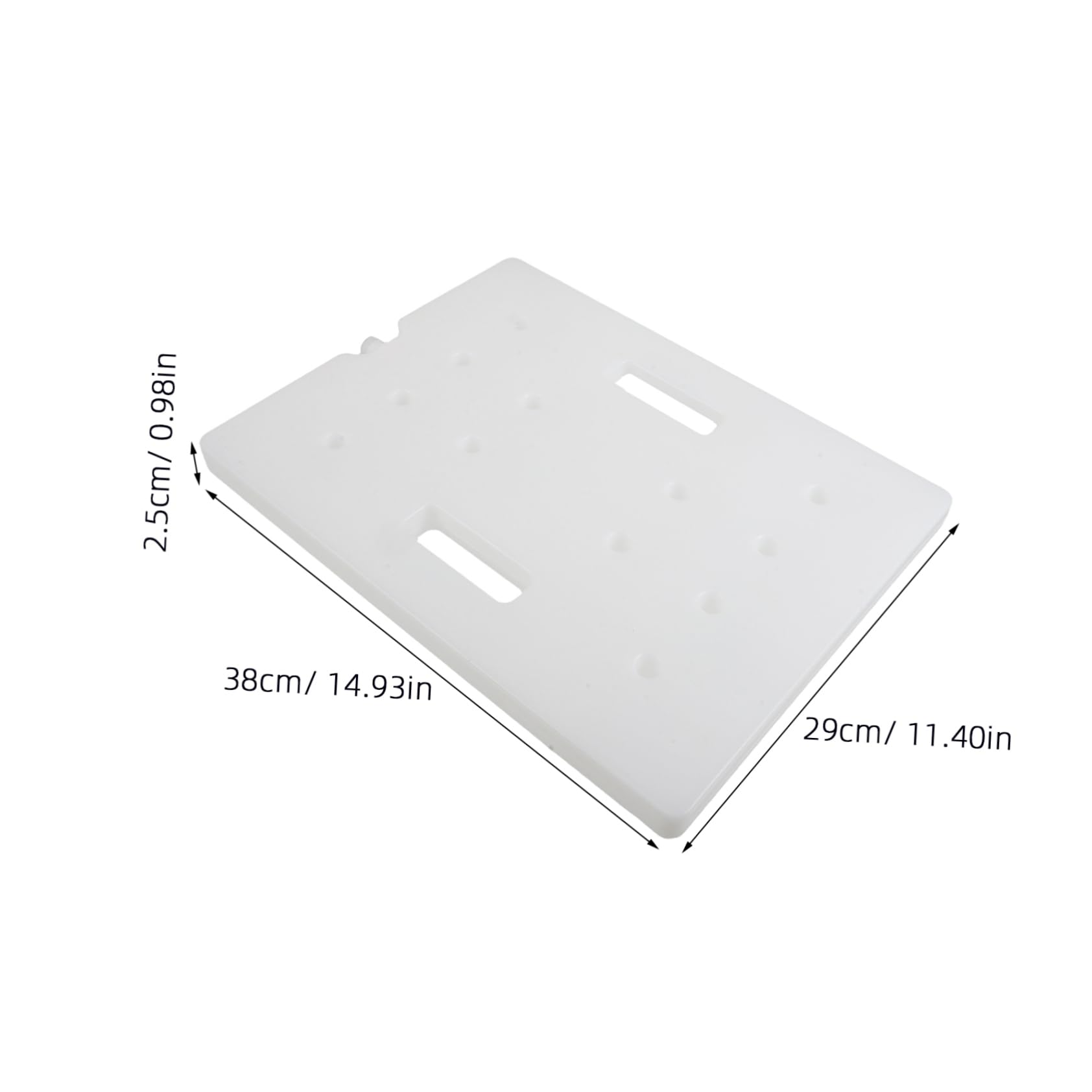 BCOATH Reusable Freezer Bricks Ice Packs for Lunch Boxes Picnics Beach Camping Durable Cooling Pack for Food Transport and Fishing High Performance Freshness Ice Box