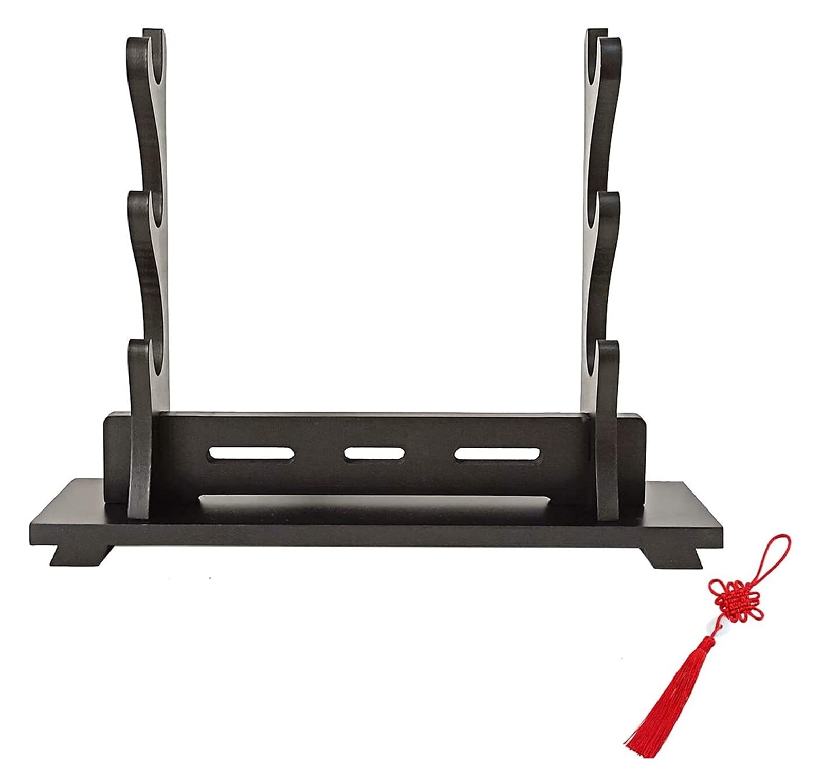 Support d'épée stable à double encoche pour sabre de samouraï taille C