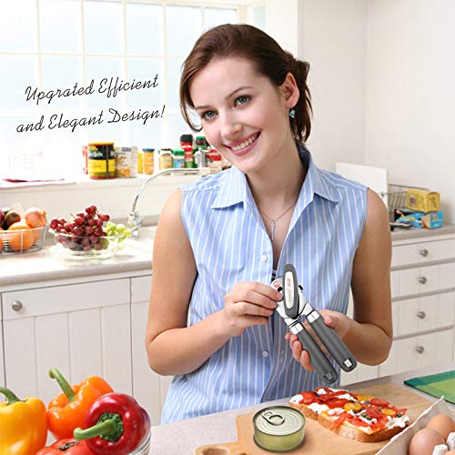 Spider Grip Can Opener, No-Trouble-Lid-Lift Manual Handheld Can Opener With Magnet, Smooth Edge Safe Cut For Beer/Tin/Bottle, Big Turning Knob Anti-Slip Handle Good For Seniors With Arthritis #TOP7