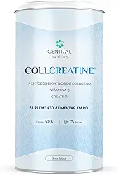 Collcreatine 500g – Sabor Neutro – Central Nutrition | Colágeno Hidrolisado + Creatina | Suplemento Premium em Pó | Clean Label | Sem Glúten e Lactose