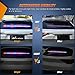 Nilight Traffic Advisor Emergency Strobe Light Bar 35Inch 32LED 21 Flash Patterns Directional Safety Warning Lights with Cigar Lighter on Trucks Police Cars Construction Vehicles