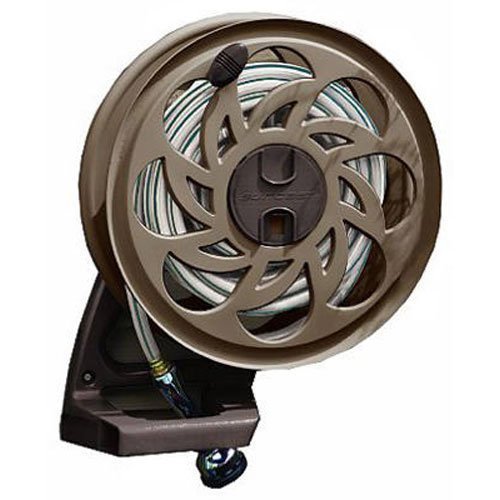 Suncast CPLSTA125B 125Foot Sidetracker Garden Hose Reel With Guide