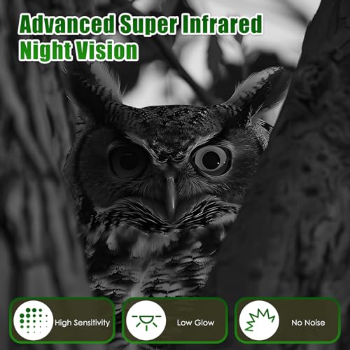 MAXDONE Solar Wildlife Camera 48MP 30FPS WiFi Bluetooth Trail Camera with Night Vision, Built in Rechargeable Battery, IP66 Waterproof Garden Camera, 0.1s Trigger, Includes 32GB SD Card - Image 6