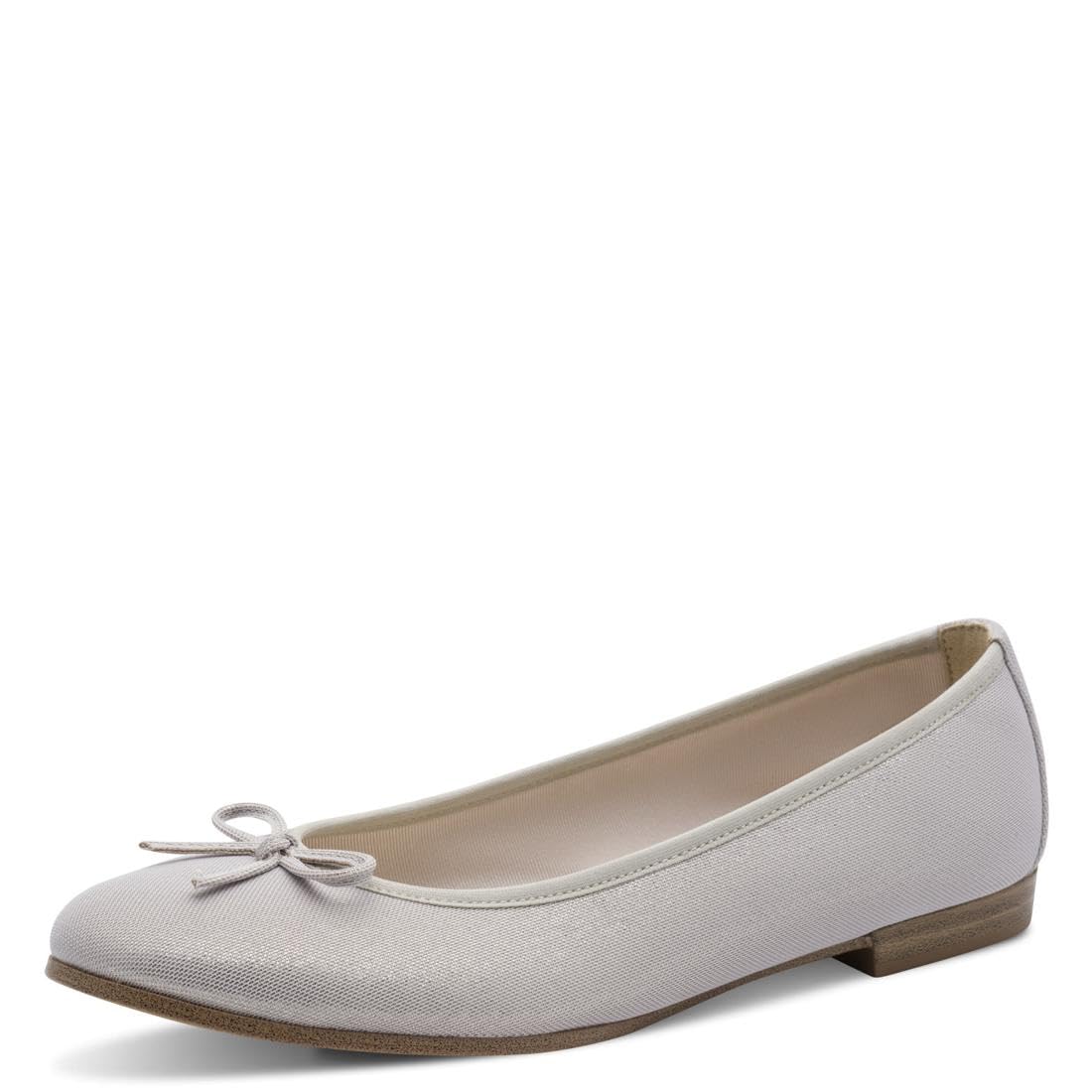 Tamaris Women's ballerina flat metallic 7.5 UK