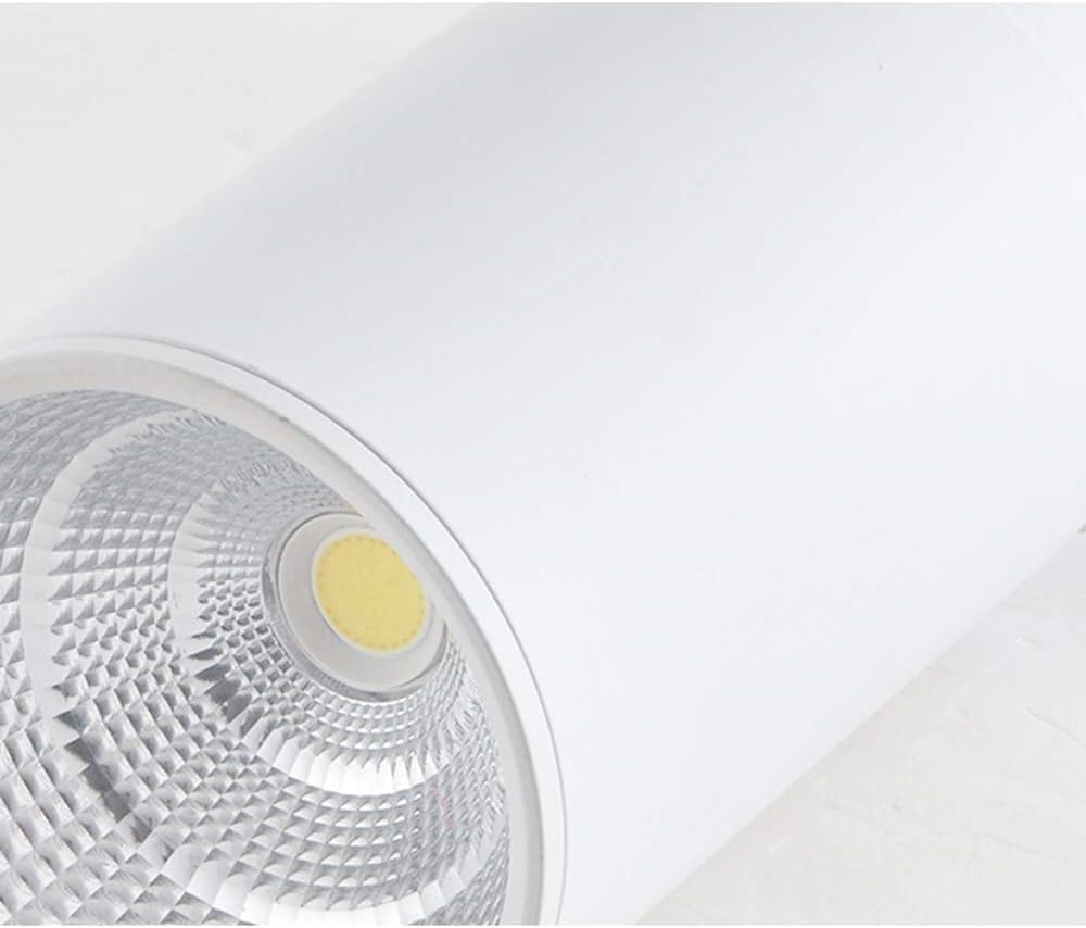 Lampa wisząca 20 W Nowoczesne lampy wiszące LED Długa świetlówka Czarny cylinder Mini Sufitowa lampa wisząca Biały długi żyrandol 3000 K (kolor: biały)