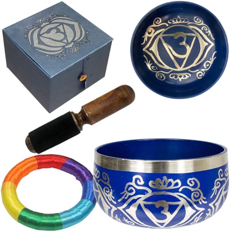 Cuencos Tibetanos de 7 Chakras, Fabricados en Metal, para Meditac...