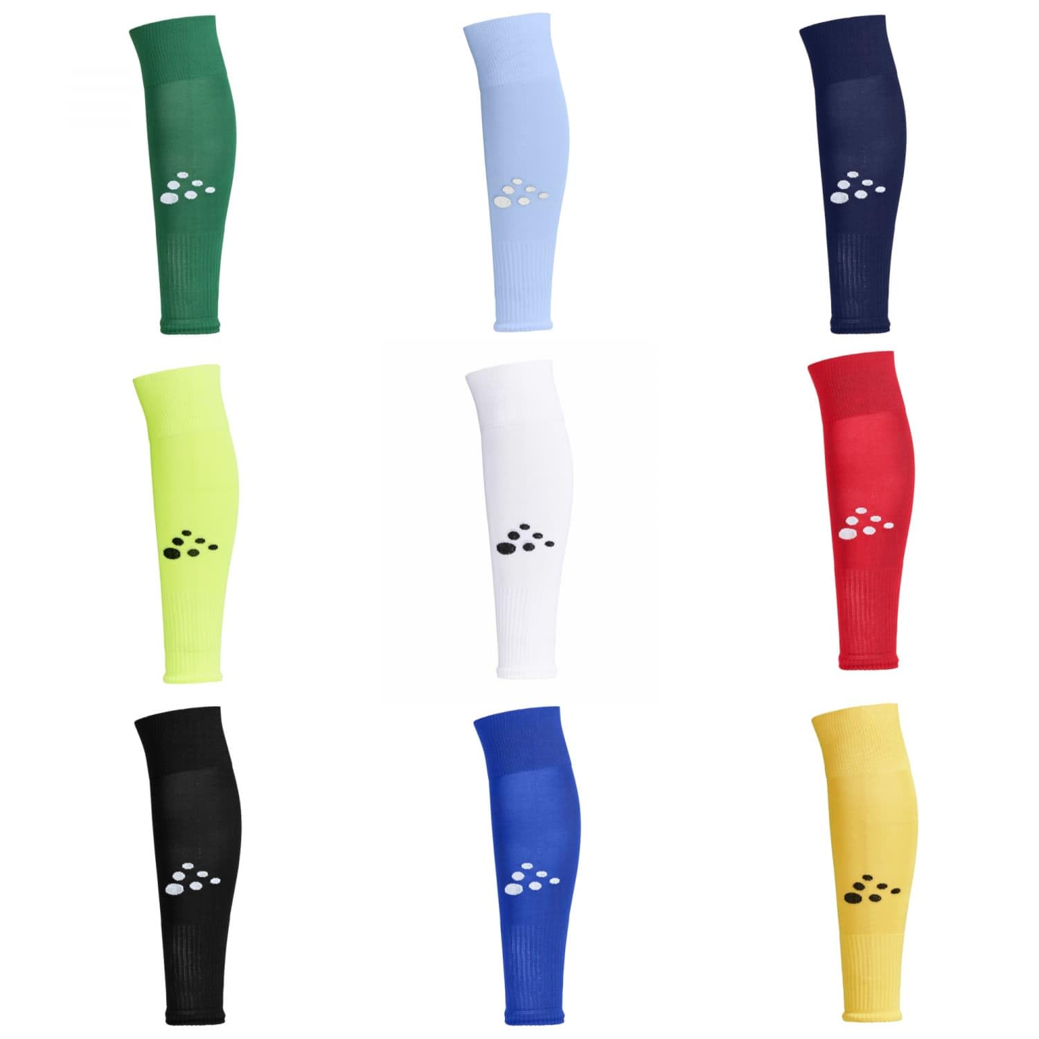 Craft Kinder Stutzen Squad Sock W-O Foot Solid JR 1913915 Sweden Yellow One Size