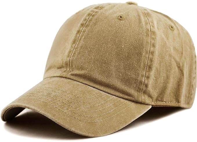 Image of The Hat Depot 100% Cotton Pigment Dyed Low Profile Dad Hat Six Panel Cap
