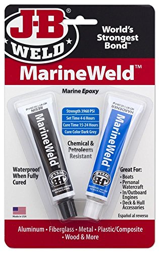 JB Weld 8272 2 Oz Dark Grey Marine Weld Epoxy