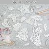 Aluminum Foil Sheets for Embossing, Metal Embossing Foil Art Kit, Gold Craft Foils Sheets, for Children & Adults, in Art Projects & Crafts Classes(Silver) #1
