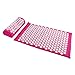 Produktbild Akupressurset mit Tragetasche - Pink 2-teiliges Set - Massagekissen und Massagematte zur Schmerz Behandlung - Grinscard