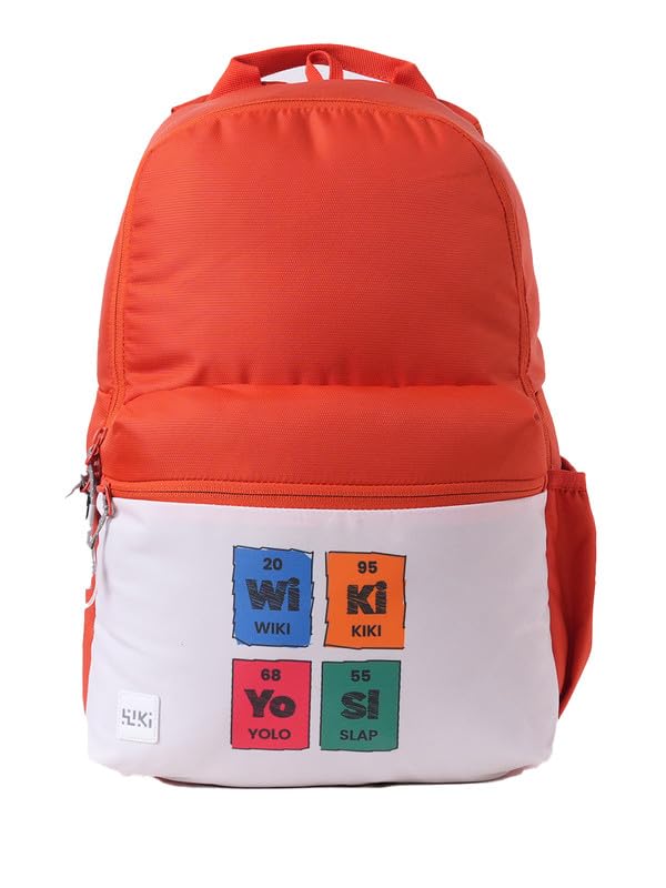 Image of Wiki Stylish Unisex Backpack Pack Durable & Lightweight backpack for Men & Women | Backpack for Office, Gym, Travel (18.5 Litre, Orange)