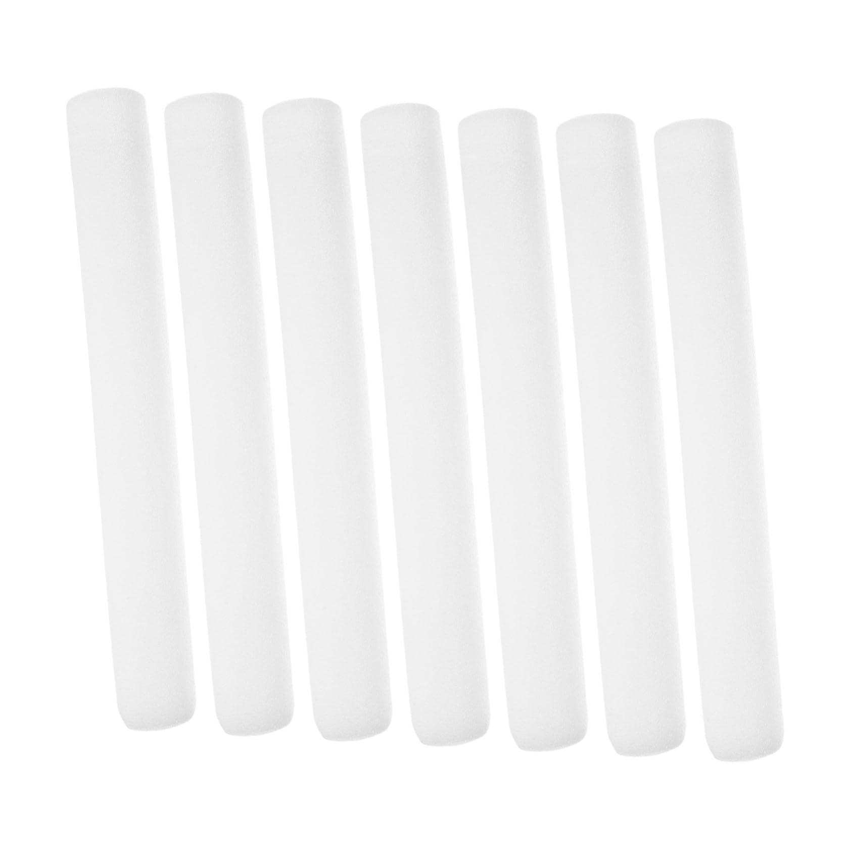 STOBAZA 7pcs Foam Cylindrical Rod Foam Stick Decorative Floral Arrangement DIY and Arts Projects Floral Rod Cylinders Shape for Modeling Arts Stem Bar White