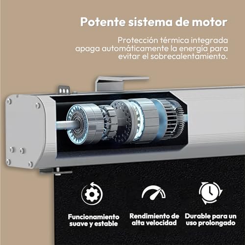Miniatura 7 de Nothingprojector Pantalla Alr Motorizada Para Proyector De Tiro Ultracorto, 120 Pulgadas, 95 Rechazo De Luz Ambiental, Roll Down Eléctrica, 4k 8k Uhd, Montaje Techo Pared, Cine En Casa A