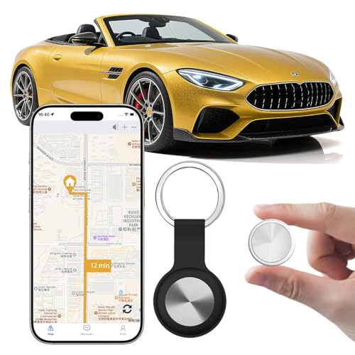 GPS Tracker for Vehicles, Cars, Pets, Kids & Valuables - No SIM Card, No Monthly Fee/Subscription, Real-Time Global Tracking Device, Mini Portable &...