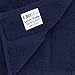 Luxury Hotel & Spa Collection, Quick Dry 100% Turkish Cotton 700 GSM, Eco Friendly Towel, for Bathroom, Gymand Kitchen Dobby Border Soft Hand Towel Set 16 X 30, Navy Blue, Hand Towels - Set of 6