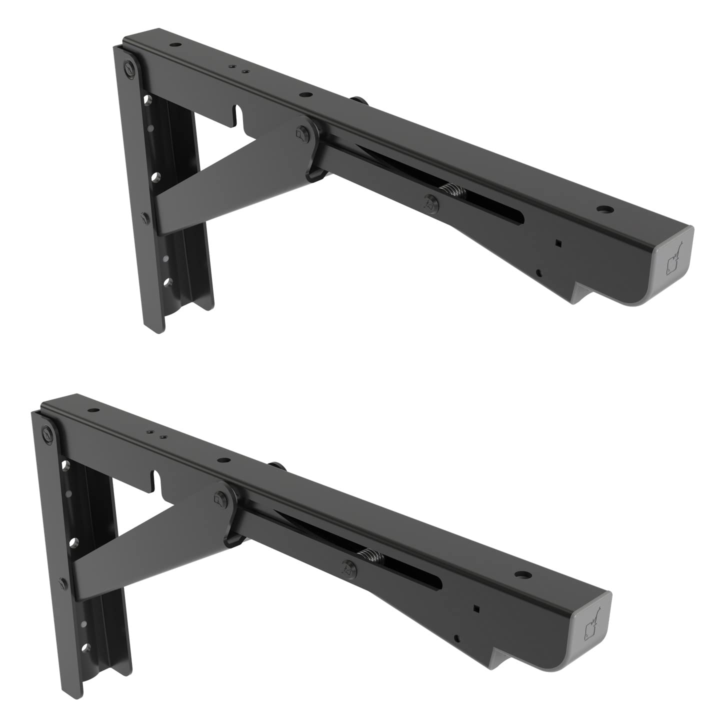 Supports de table pliants acier inoxydable Roca Sugatsune EB-317 console murale