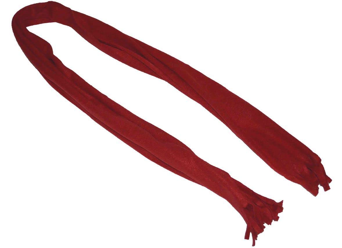 Nayt Solid Fleece Scarf Red