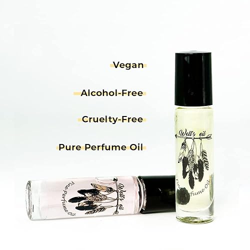 Miniatura 7 de Well's - Aceite de perfume Roll-On de 0.33 fl oz  Notas superiores de azúcar hilado  Sin alcohol, a base de aceite y de larga duración (inspirado