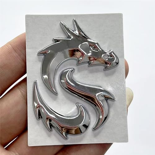 Insignia de metal 3D con diseño de dragón heráldico para parachoques de coche premium 2