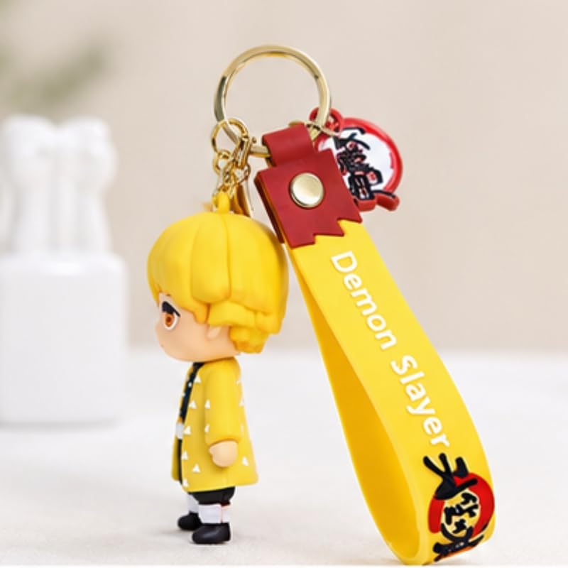 Image of Cute 3D Keychain | Keyring & Quirky Bag Charm | Hard Silicone, Unbreakable | Travel Essential | Kids Friendly | Strap & Bag Hook