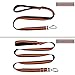 ITERY Dog Leash, Reflective Nylon Dog Training Leash with Padded Handle, Adjustable Length 3.4-5.8 Feet (Orange)
