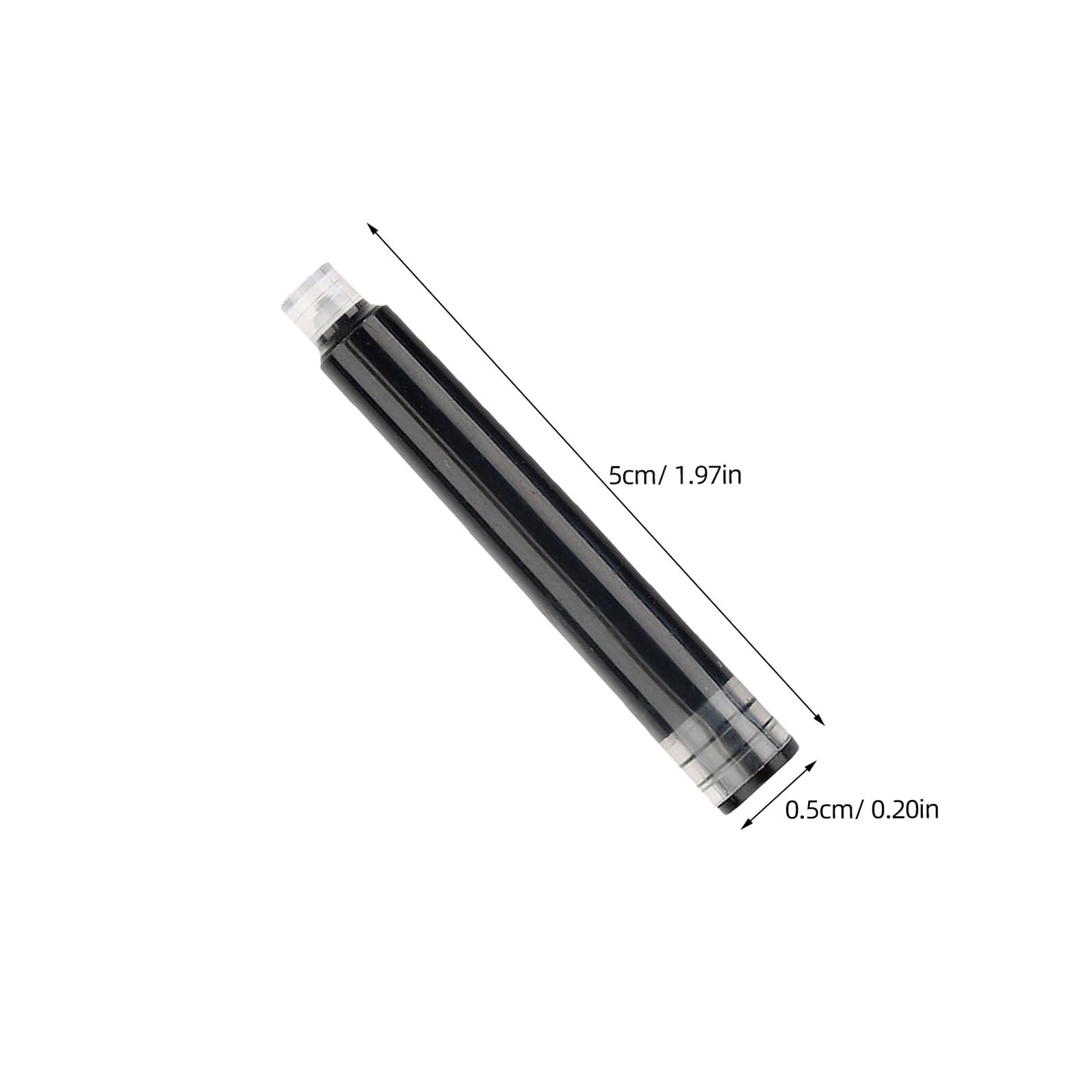 450 Pièces Cartouches D'encre pour Stylo Plume 3,4 Mm Universelles en Plastique Encre Bleue, Noire et Rouge pour Réunions et Calligraphie, Capacité Suffisante