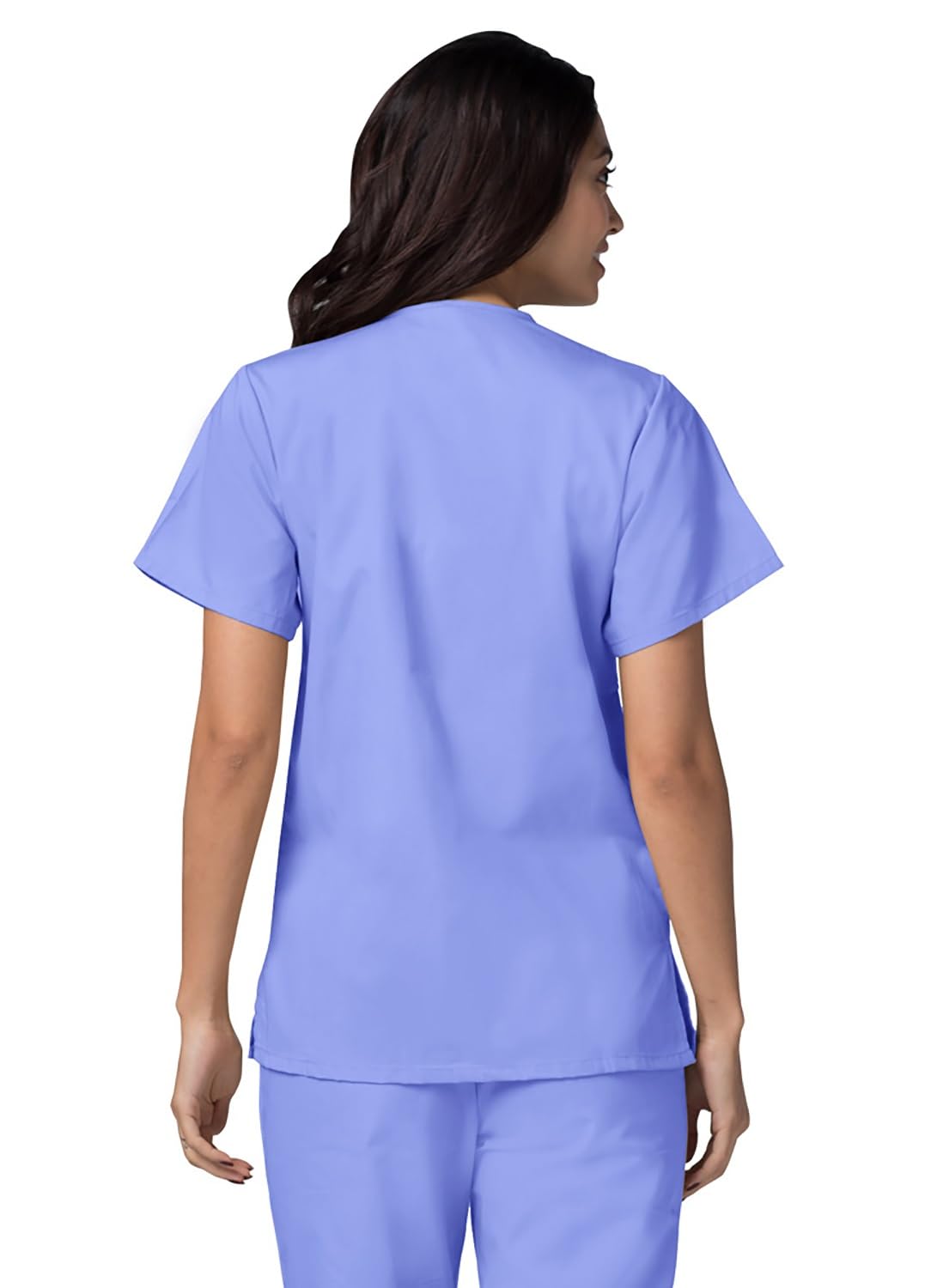 Adar Uniforms Damska koszulka medyczna 604cbl4x, niebieska niebieska koszulka, 4XL UK