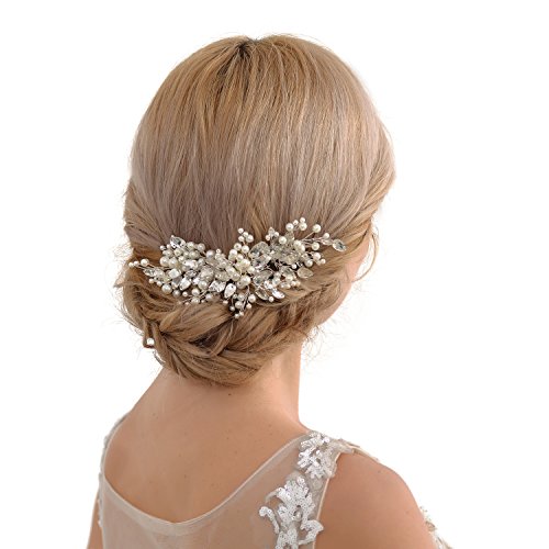 TRiXY Bridal comb For Jenny Packham bridal hair accessories floral hair comb flower hair accessories (HP42)