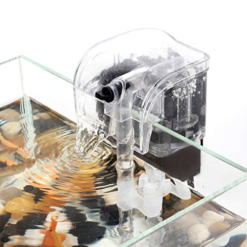 Image of Kintons Transparent Aquarium Hang on Filter with Surface Skimmer 50% Energy Saving Green Series